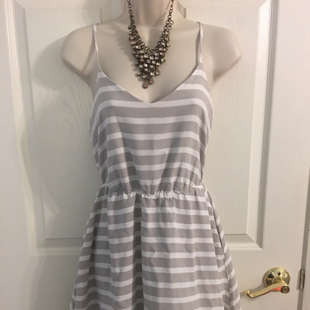 Striped LC dress with pockets